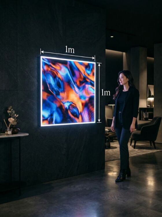 LED 1㎡ 기준 사이즈